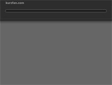 Tablet Screenshot of kurzfan.com